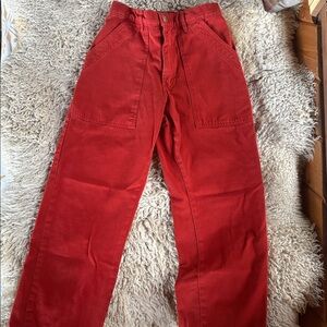Big Bud Press XS Red Terracotta Work Pants